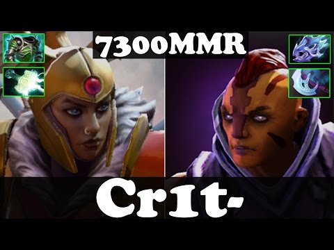 Dota 2 - Cr1t- 7300 MMR Plays Legion Commander And Anti-Mage - Ranked Match Gameplay