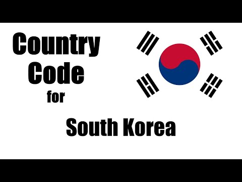 South Korea Dialing Code - Korean Country Code - Telephone Area Codes in South Korea