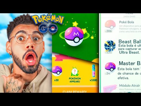 7 ANOS depois a MASTER BALL está aqui!! 😍🤯🤯 #pokemongo