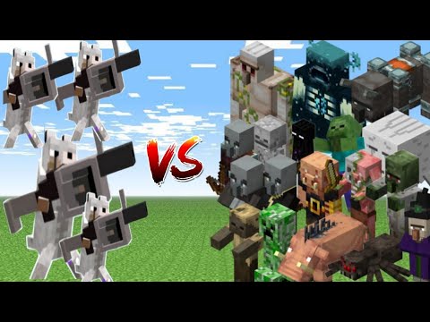 Ultimate Battle: Dog vs All Minecraft Mobs!