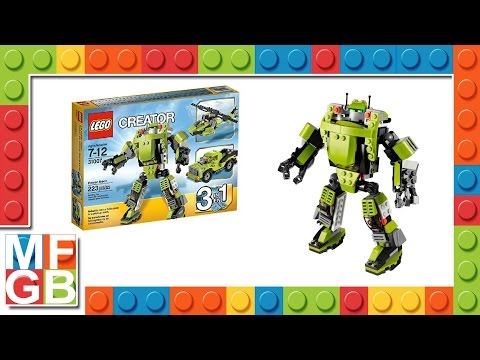 Vidéo LEGO Creator 31007 : Le super robot