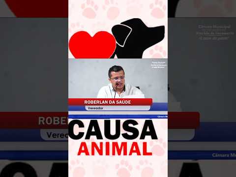 Vereador ROBERLAN trás pauta da CAUSA ANIMAL aos debates da câmara municipal de Riachão do Bacamarte
