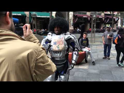 Optimus Prime downtown Denver
