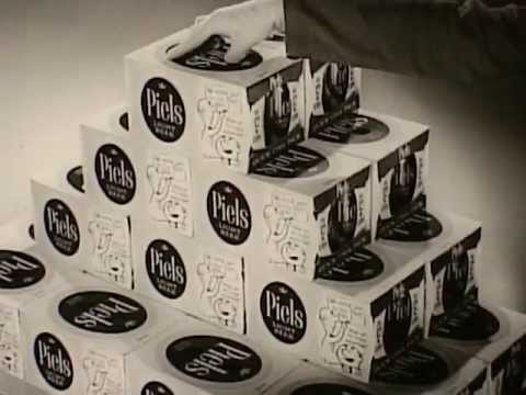 1960's Advertisement for Piels Beer with Bob and Ray