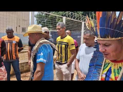 Comitiva do TRF6 é recebida na Aldeia Xakriabá, em São João das Missões