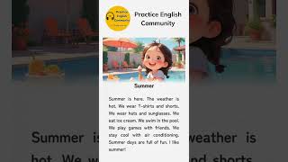 English Listening Practice – A Short Summer| Short English Story with Subtitles  #english