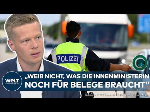 ENDE DER GRENZKONTROLLEN: Polizei kritisiert Faesers Beschluss! Das spricht für eine Verlängerung