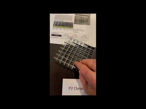 2'x4' Silver Parabolic with Flange, 1.5 in. x 1.5 in. Cells