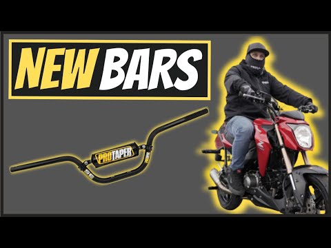 Installing ProTaper KLX110 Bars on Kawasaki Z125