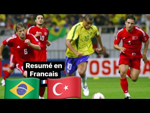 Brésil 2-1 Turquie Résumé en Français TF1 🇫🇷Coupe Du Monde 2002