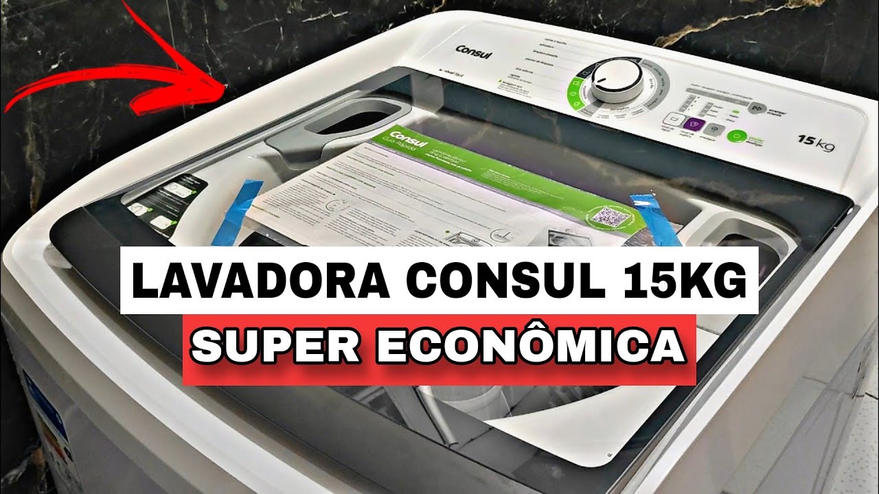 MINHA MÁQUINA DE LAVAR NOVA CHEGOU LAVADORA CONSUL 15KG / COMO INSTALAR