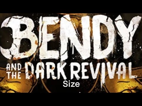 Bendy and the dark revival size comparison (Characters  have accurate sizes from the game)
