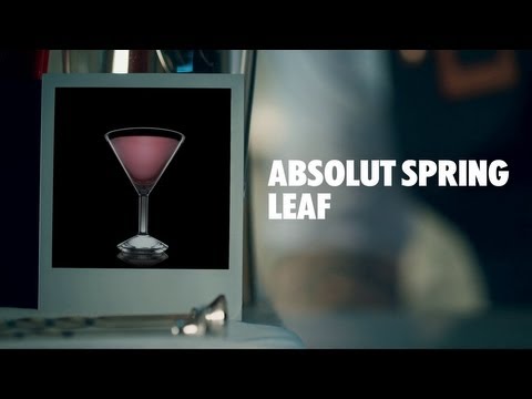 ABSOLUT SPRING LEAF DRINK RECIPE - HOW TO MIX