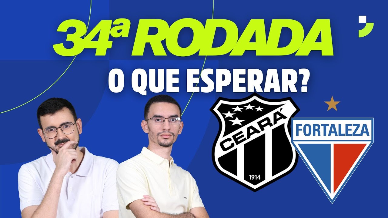 Imagem da notícia 34ª rodada da Série A: O que esperar de Ceará x Internacional e Bahia e Fortaleza? Assista