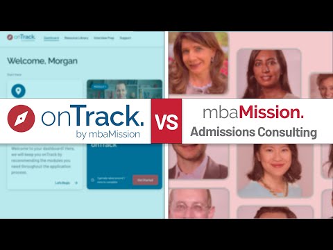 onTrack by mbaMission vs. Traditional MBA Admissions Consulting