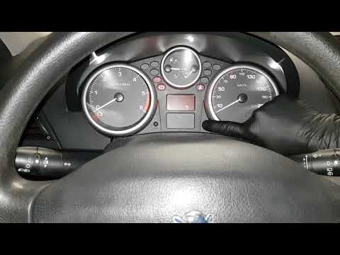 Remise à zéro compteur vidange Peugeot 207