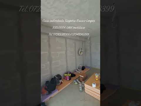 Casa individuala parter plus etaj Sanpetru Brasov zona Lempes — Video