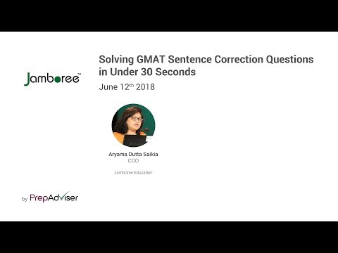 Solving GMAT Sentence Correction Questions in Under 30 Seconds
