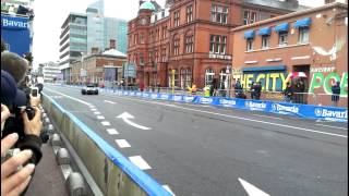 preview picture of video 'Jenson Button @ the Bavaria city racing in Dublin 1st run'