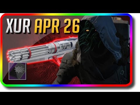 Destiny 2 - Xur Location & Exotic Armor & Xur Bounty "Sweet Business" 4/26/2019 (Xur April 26) Video