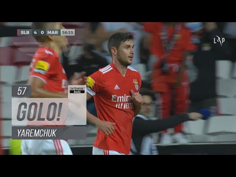 Goal | Golo Yaremchuk: Benfica (5)-0 Marítimo (Liga 21/22 #15)