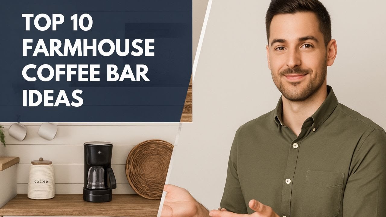 Top 10 Farmhouse Coffee Bar Ideas