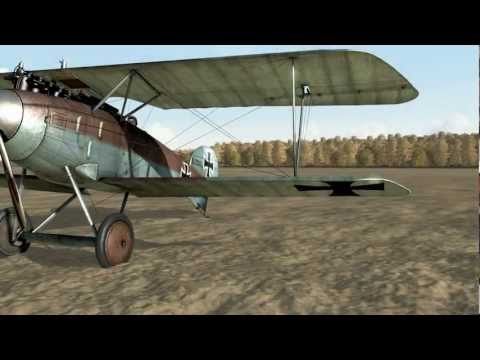 Albatros DIII demo flight in "Rise Of Flight"
