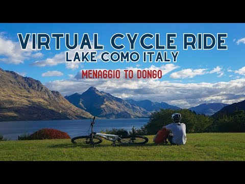 Virtual Cycle Ride in Italy | Lake Como | Cycling in Italy | Indoor Cycling | 4kHD
