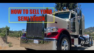 How To Sell Your Semi Truck