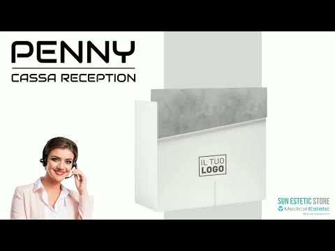Penny Cassa Reception negozio con scomparti e cassetto porta tastiera