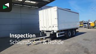 Venta de Wecon AKZ 218 2 axles Ladebordwand Durchlaufsystem LBW remolque furgón - Imagen 4 | Autoline CO Wecon AKZ 218 2 axles Ladebordwand Durchlaufsystem LBW remolque furgón | Imagen 4 - Autoline
