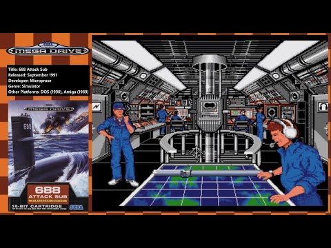 688 Attack Sub Review | Sega Mega Drive / Genesis A-Z Reviews / Lets Play #1 |