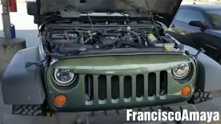 Jeep wrangler 3.8L V6 exhaust manifold replacement  2007 - 2011