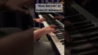 The gorgeous intro to “Hier Encore” by Charles Aznavour #charlesaznavour #hierencore #frenchmusic
