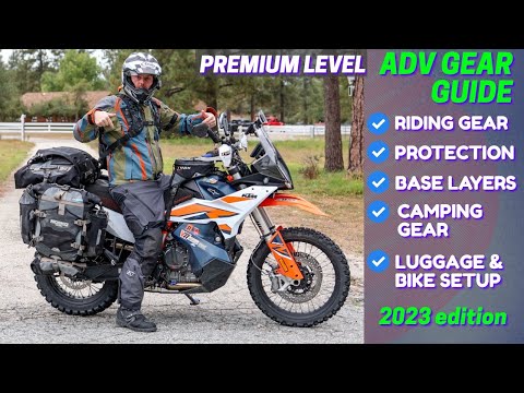 ✔Complete Gear Guide✔ for ADV Motorcycle Riding & Camping (2023 PREMIUM edition)