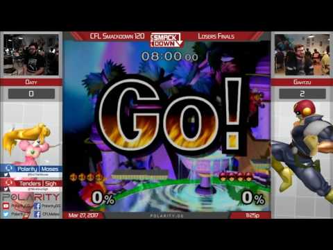 CFL Smackdown 120 Melee - Oaty (Peach) vs Gahtzu (Falcon) - Losers Finals