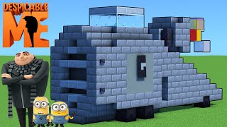 Minecraft Tutorial: How To Make Grus Car From Despicable Me Despicable me 4