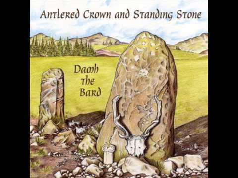 Damh The Bard - Antlered crown and standing stone