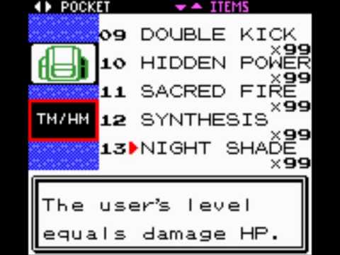 Pokemon Crystal Pikachu Edition Bonus Part - How Feraligatr learned Aeroblast