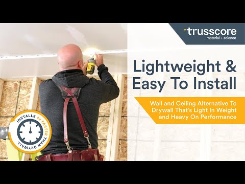 Easy to Install & Lightweight PVC Ceiling Panels | Trusscore