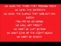 Red- Who We Are (lyrics on screen)