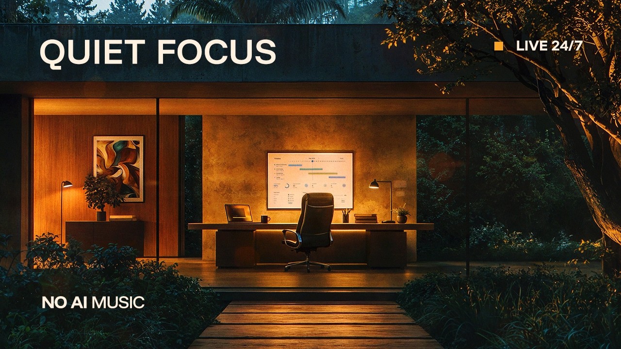 Your Space to Get Things Done — 24/7 Work Music Radio — No AI Music