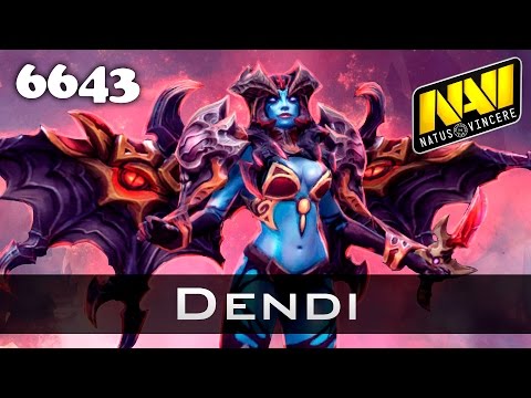 Dendi Queen of Pain - 6643 MMR Dota 2