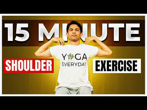 Daily 15-Minute SHOULDER WORKOUT ROUTINE | 10 Shoulder mobility exercises | Saurabh Bothra Yoga
