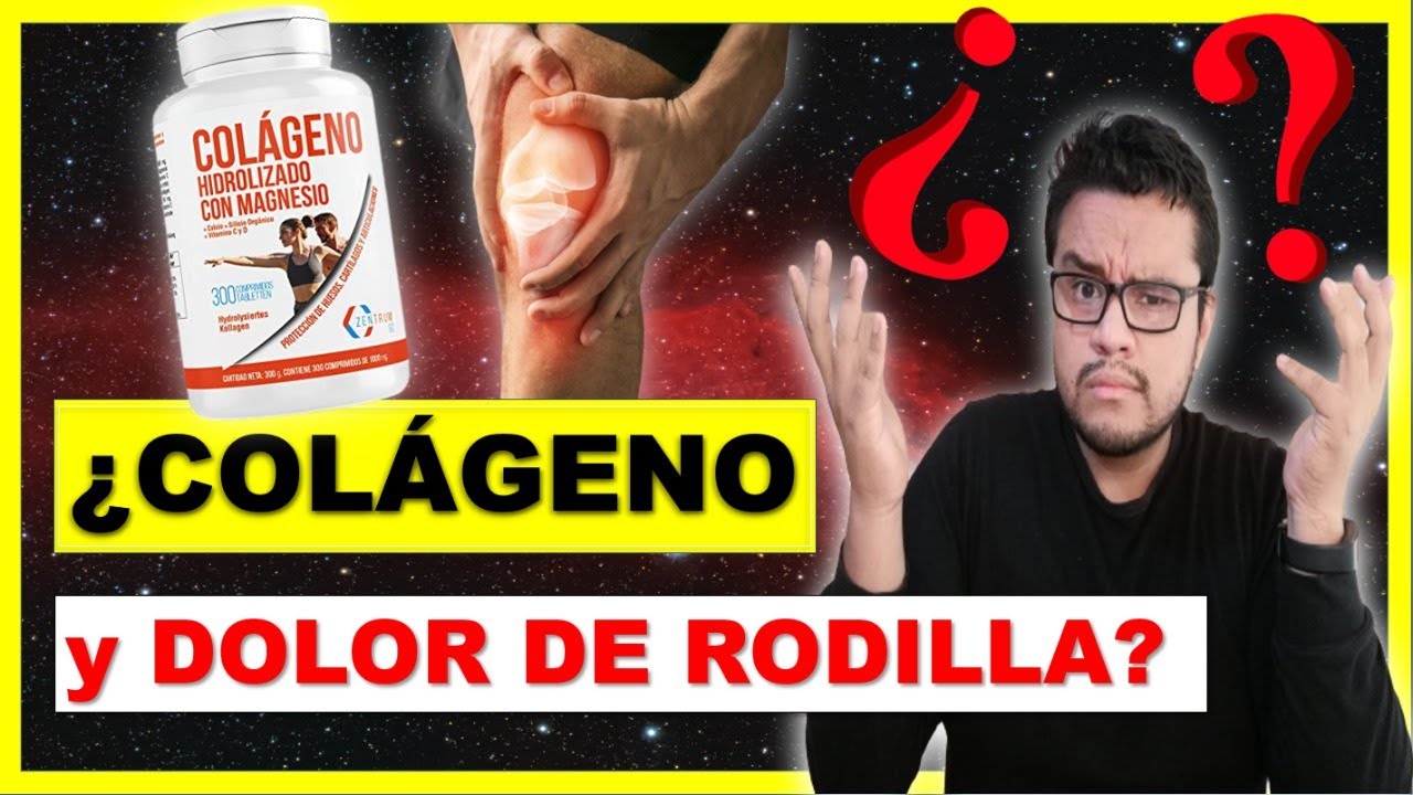 🟢🧐 ¿Es el COLÁGENO útil para el DOLOR DE RODILLA🦵 [*Glucosamina, Ácido hialuronico, Condritin*]🤔
