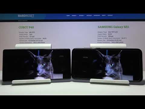 Display Comparison of CUBOT P40 vs Samsung Galaxy M11 – Compare Screen Abilities