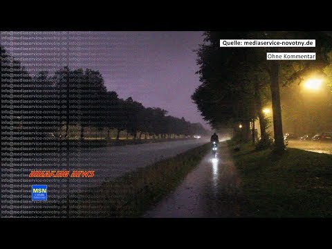 Schweres Gewitter über München-Nymphenburg 18.08.2017