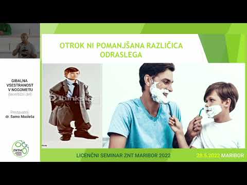 Gibalna vsestranost v nogometu - predavanje