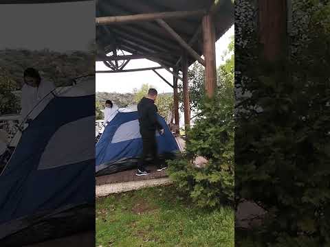 Rio Negrinho SC Brasil Camping Lago Azul