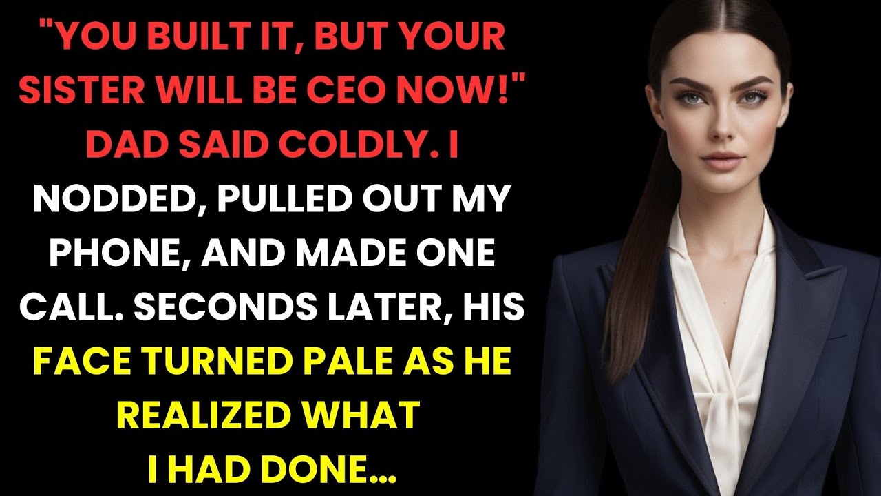 I Built Our Family Business To $100M, Then Dad Said 'Your Sister Will Be CEO Now' So I Made One C